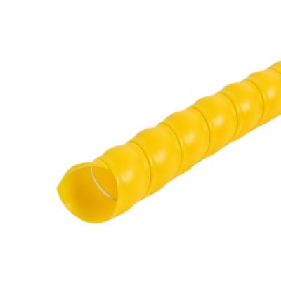 HDPE spiral hose guard for hydraulic hose abrasion protection